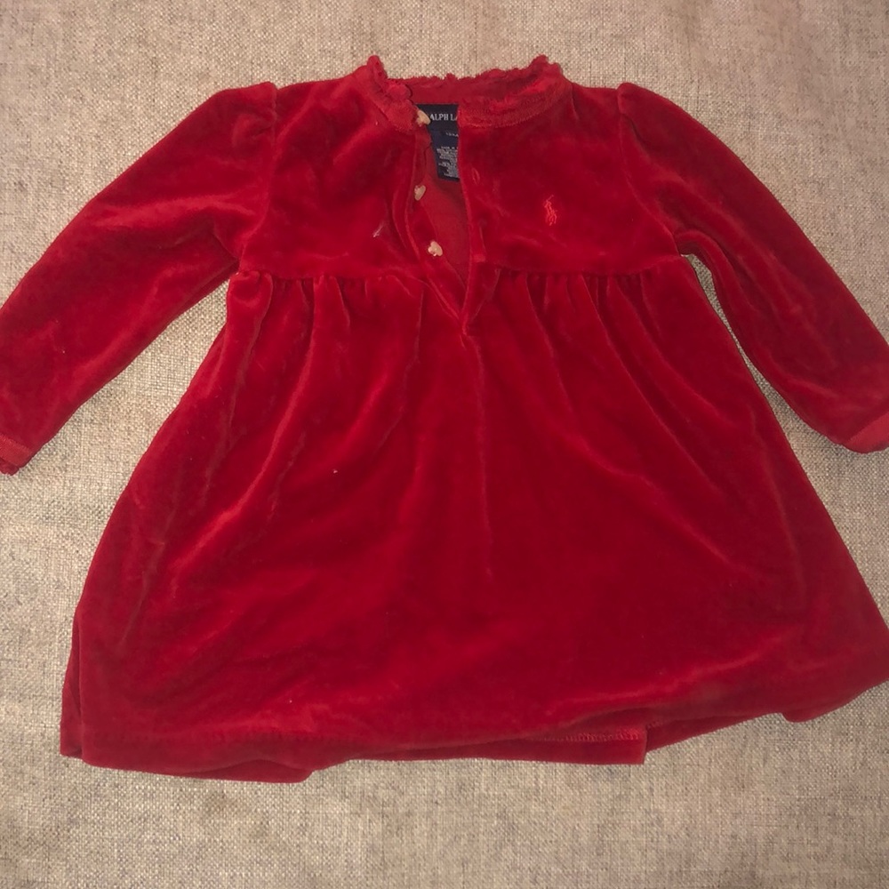 Red Velour Dress